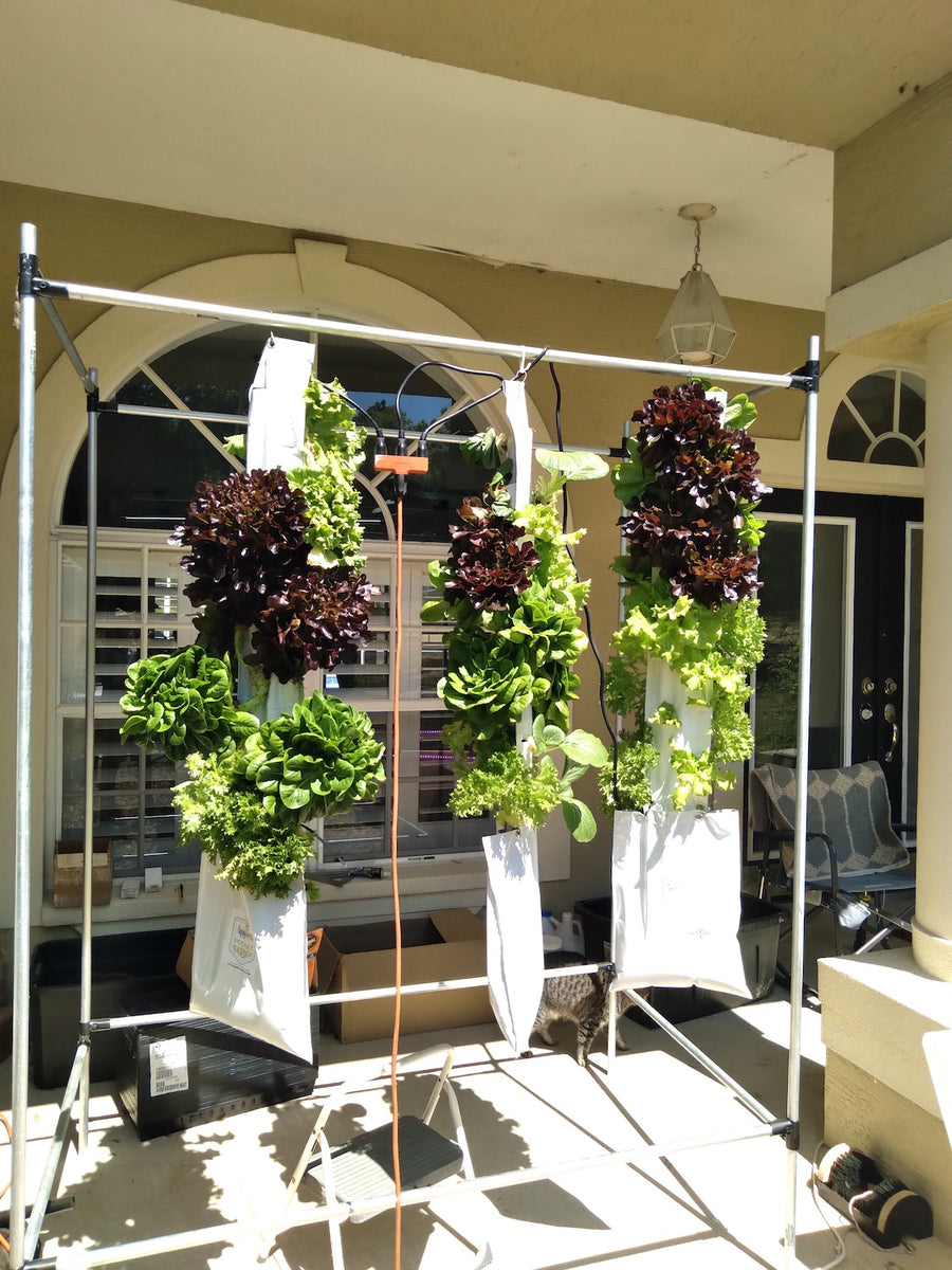 hydroponic vertical garden planter AT Pocket Garden – AquaTerra Farm